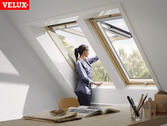 Jumta logi VELUX GPL 3068 rokturis vērtnes apakšā un augšā CK04 (piegāde 10 darba dienas)